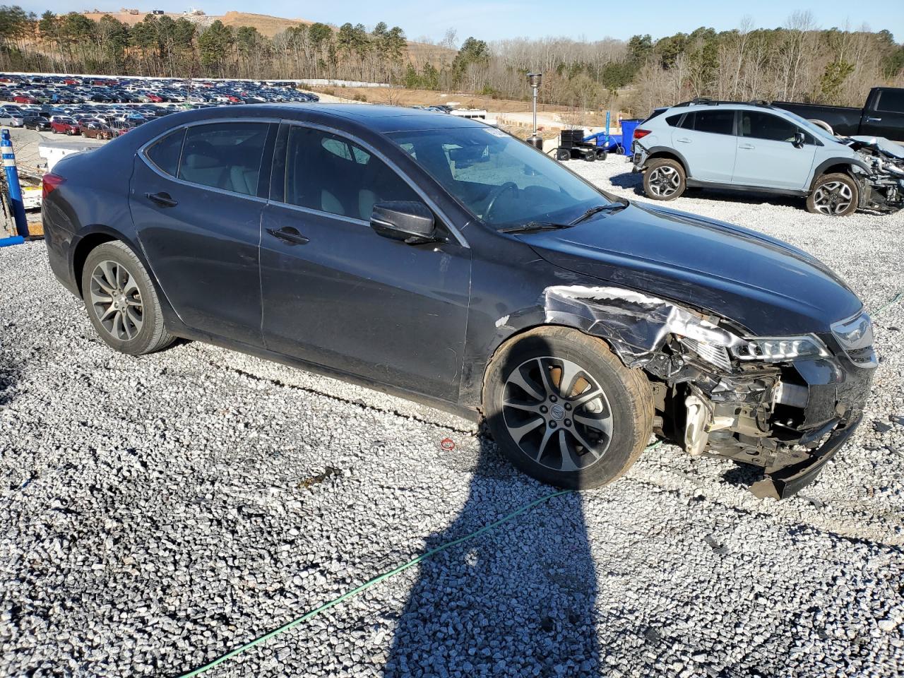 2015 Acura TLX VIN 19UUB1F52FA014118 Copart auction photo, front end / mechanical damage thumbnail 4