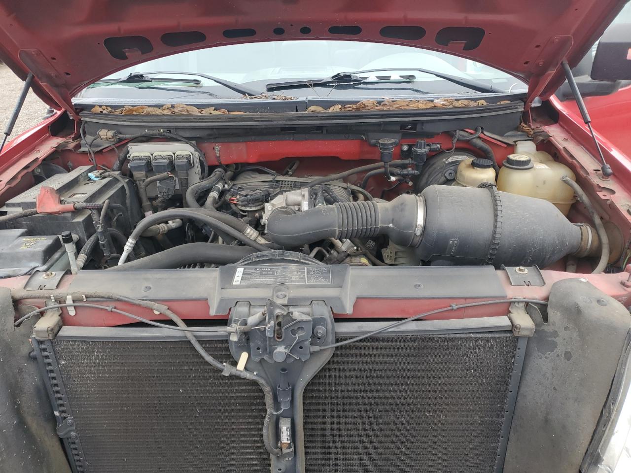 2008 Ford F-150 VIN 1FTRF12248KF06490 Copart auction photo, all over damage thumbnail 12