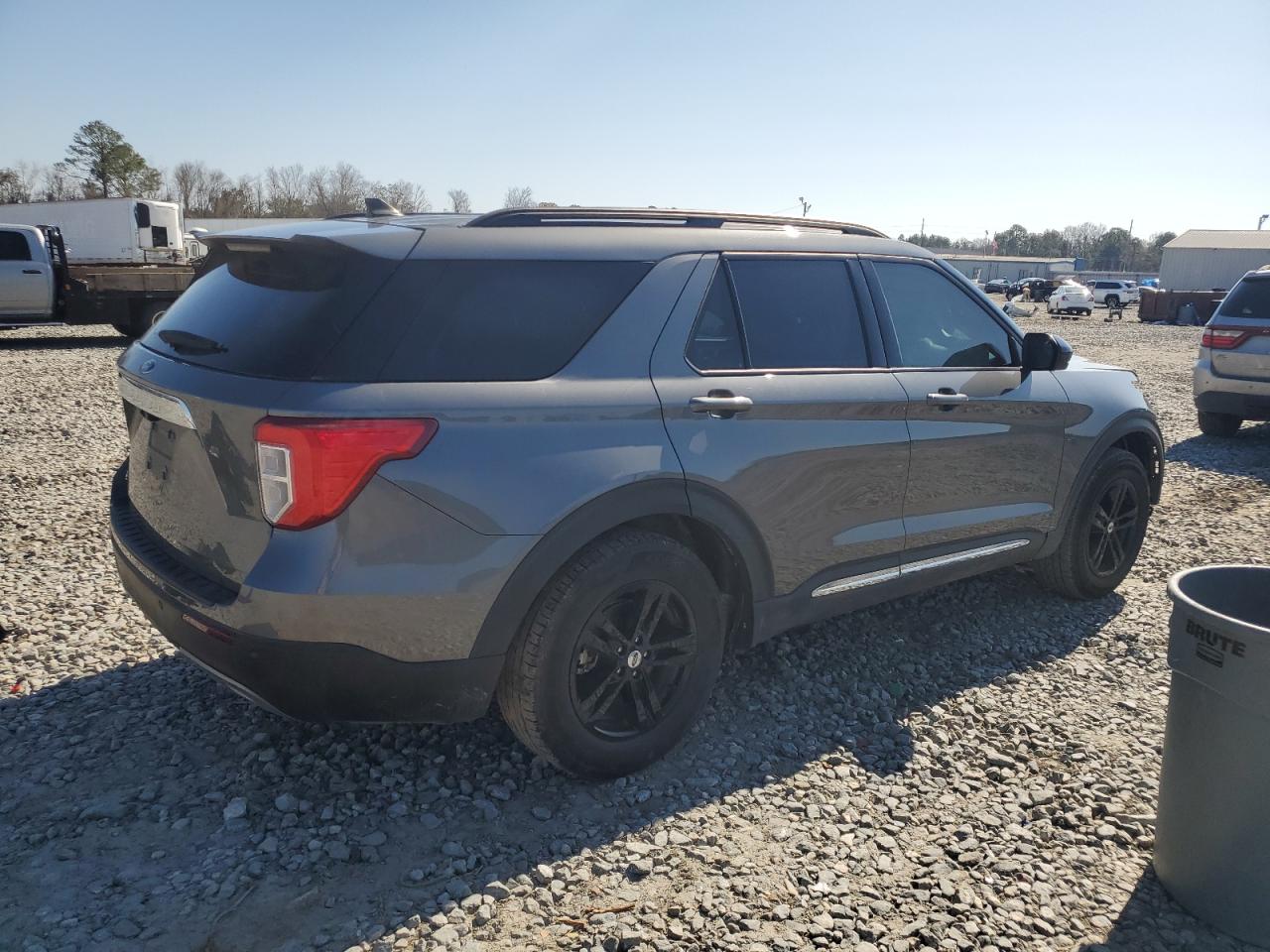 2023 Ford Explorer VIN 1FMSK7DH7PGA58633 Copart auction photo, front end damage thumbnail 3
