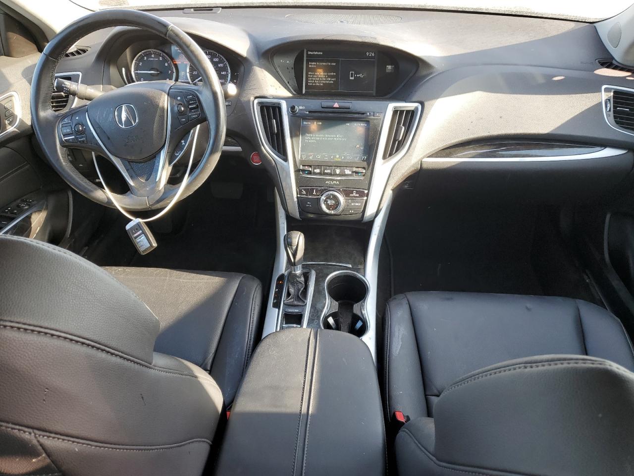 2018 Acura TLX VIN 19UUB1F33JA011610 Copart auction photo, front end / minor dent/scratches damage thumbnail 8