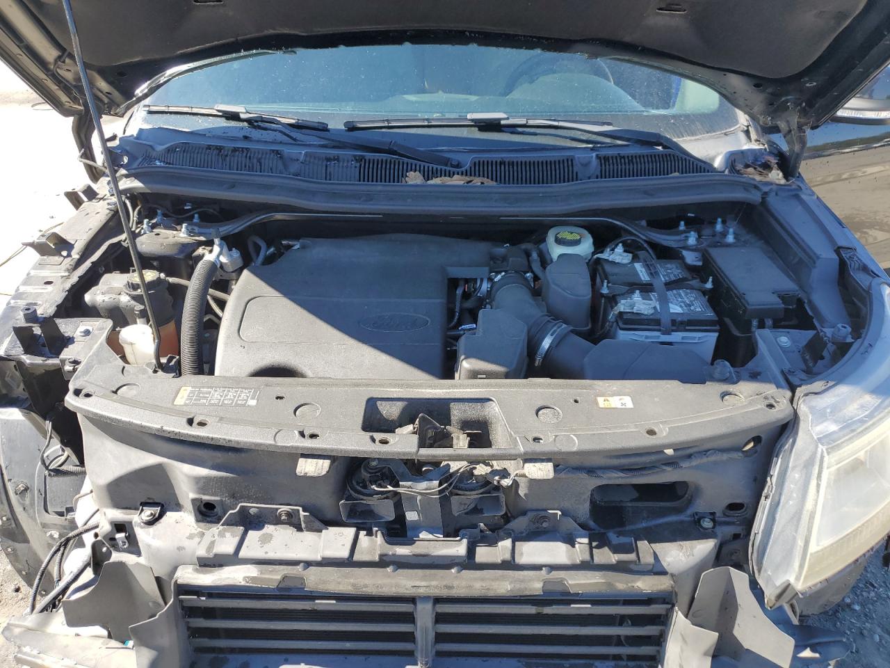 2017 Ford Explorer VIN 1FM5K7D84HGD15522 Copart auction photo, front end / side damage thumbnail 12