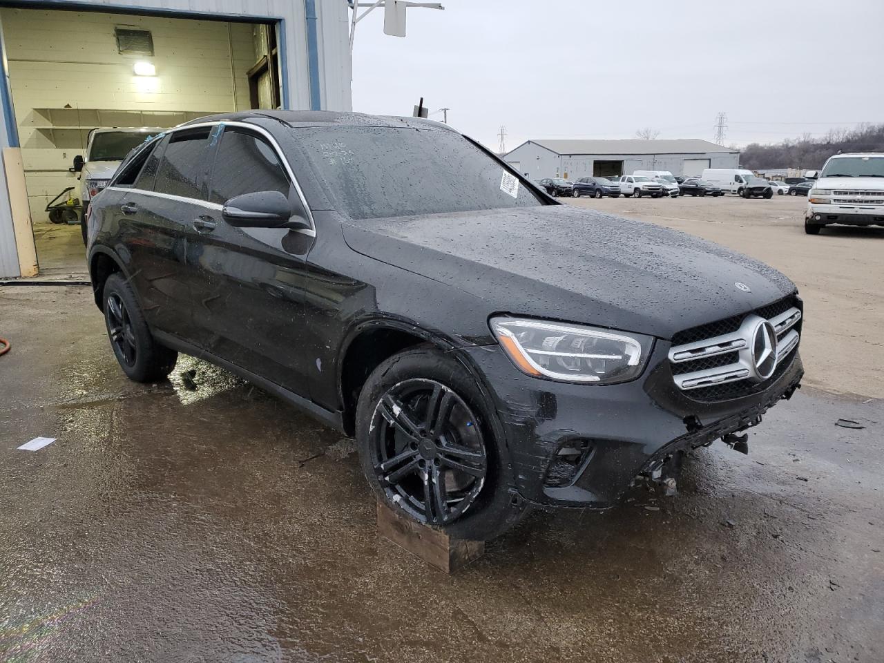2020 Mercedes-Benz GLC VIN WDC0G8EB0LF718003 Copart auction photo, rollover damage thumbnail 4