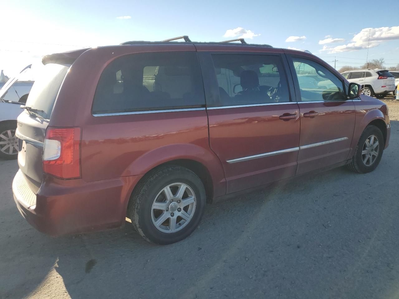 2012 Chrysler Town & Country VIN 2C4RC1BGXCR415500 Copart auction photo, side damage thumbnail 3