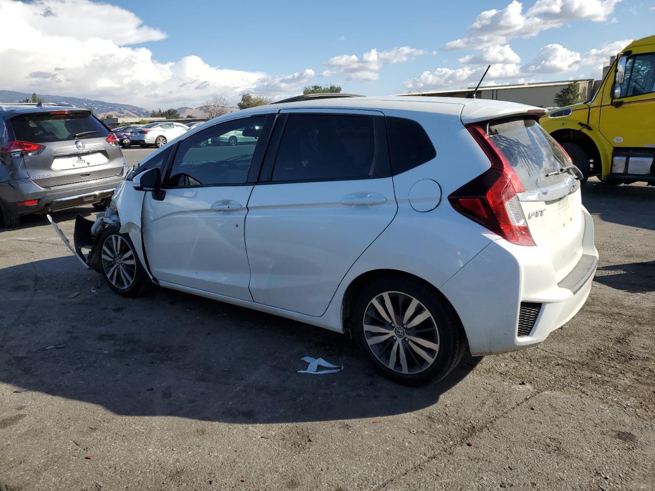 2015 Honda Fit VIN 3HGGK5H83FM740438 Copart auction photo, front end damage thumbnail 2