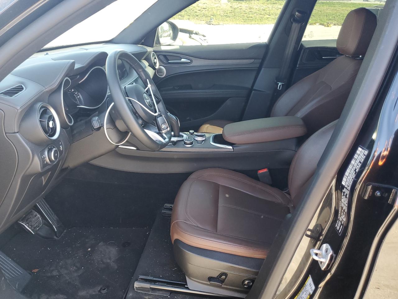2022 Alfa Romeo Stelvio VIN ZASPAKBN8N7D38624 Copart auction photo, side damage thumbnail 7