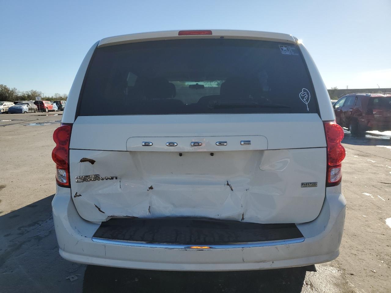 2013 Dodge Caravan VIN 2C4RDGCG9DR748724 Copart auction photo, rear end damage thumbnail 6