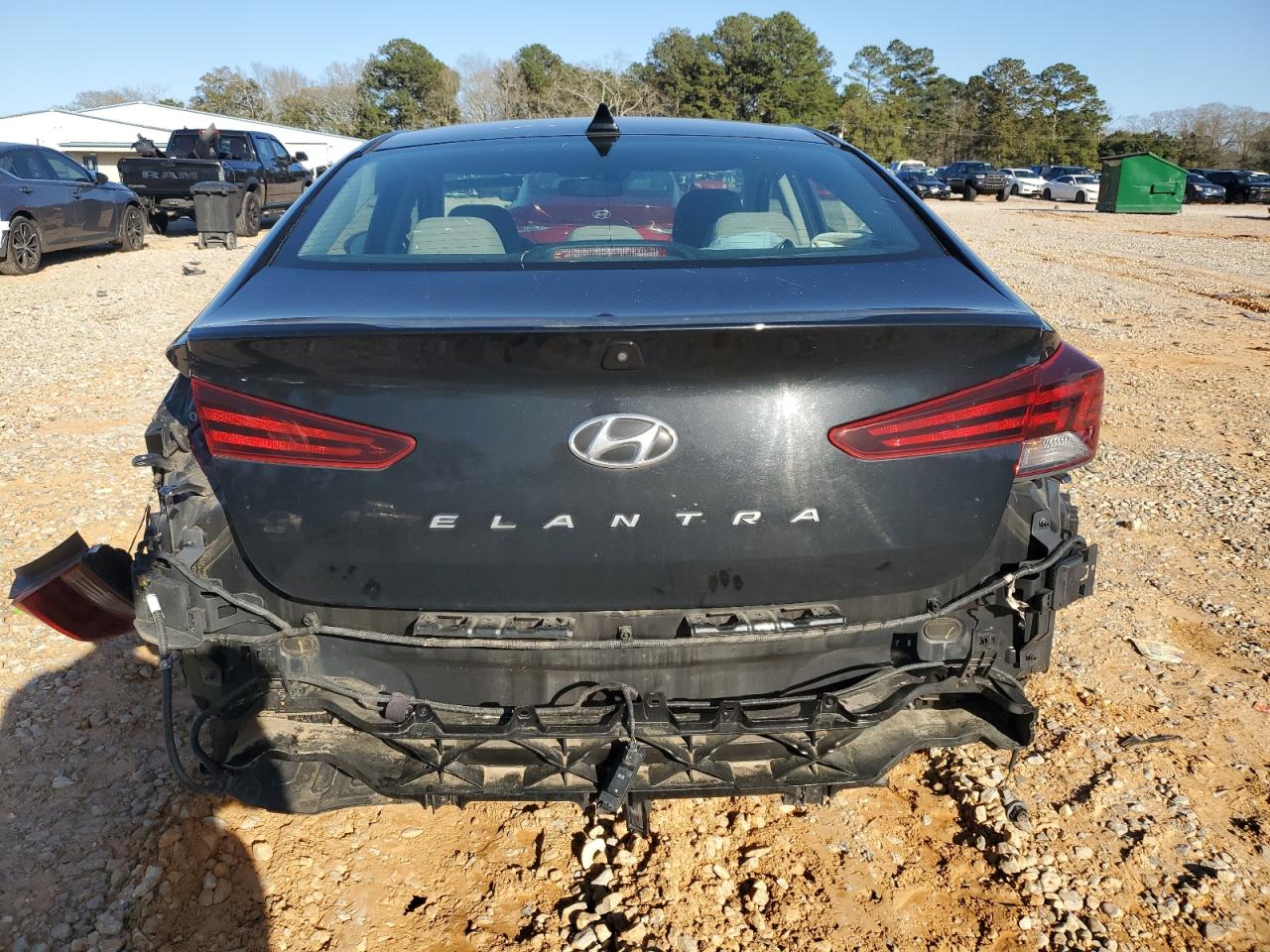 2019 Hyundai Elantra VIN 5NPD84LF2KH406076 Copart auction photo, rear end damage thumbnail 6