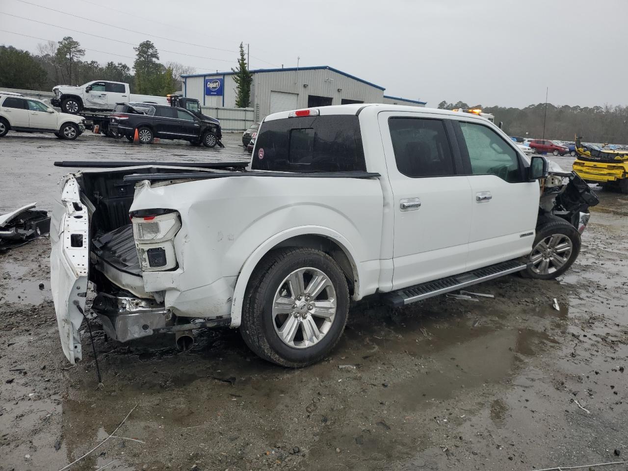 2018 Ford F-150 VIN 1FTFW1C16JFE78201 Copart auction photo, rear end / front end damage thumbnail 3