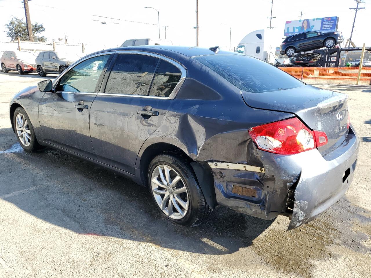 2009 Infiniti G VIN JNKCV61F19M350715 Copart auction photo, rear end damage thumbnail 2