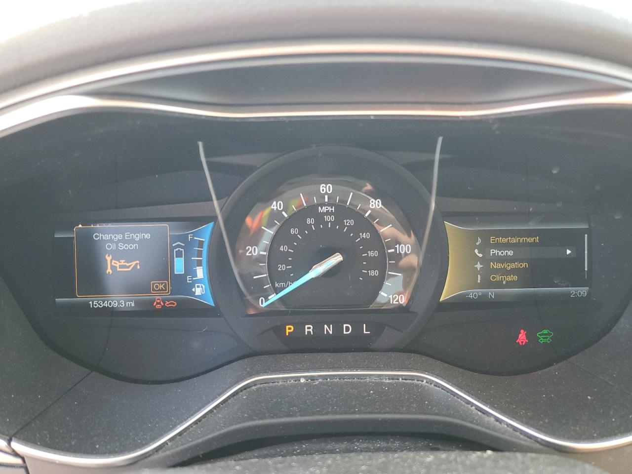 2014 Ford Fusion VIN 3FA6P0LU7ER391780 Copart auction photo, hail / front end damage thumbnail 9