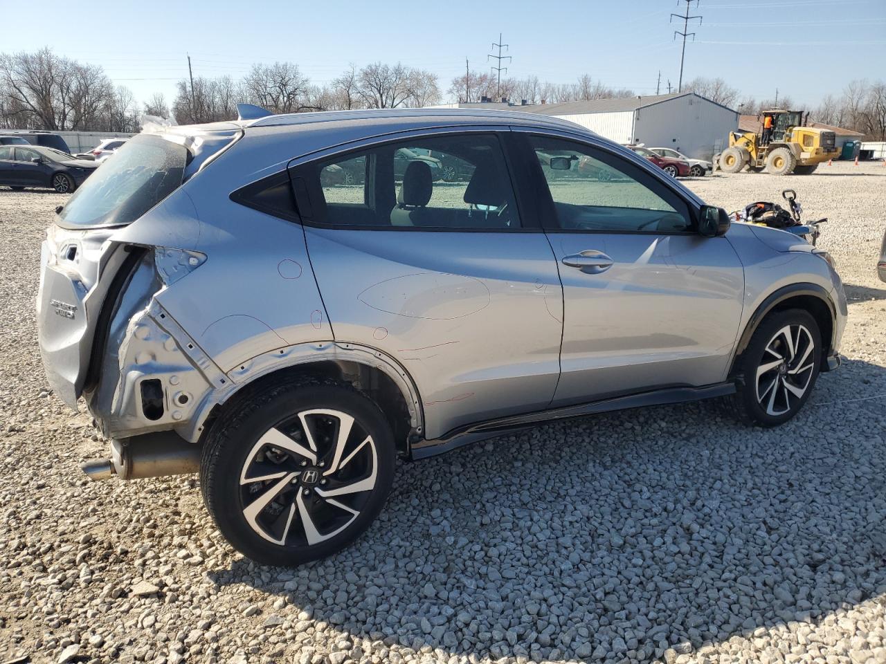 2019 Honda HR-V VIN 3CZRU6H11KG733811 Copart auction photo, rear end damage thumbnail 3