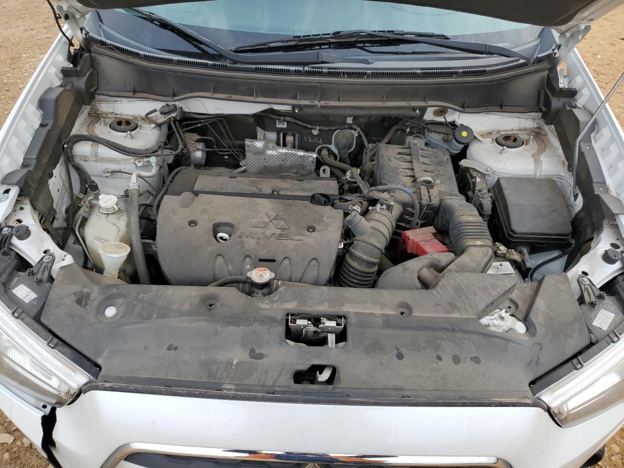 2014 Mitsubishi Outlander VIN 4A4AP3AU0EE019797 Copart auction photo, front end / side damage thumbnail 14