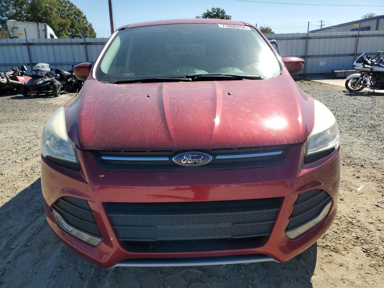 2015 Ford Escape VIN 1FMCU9GX8FUC10528 Copart auction photo, front end / side damage thumbnail 5