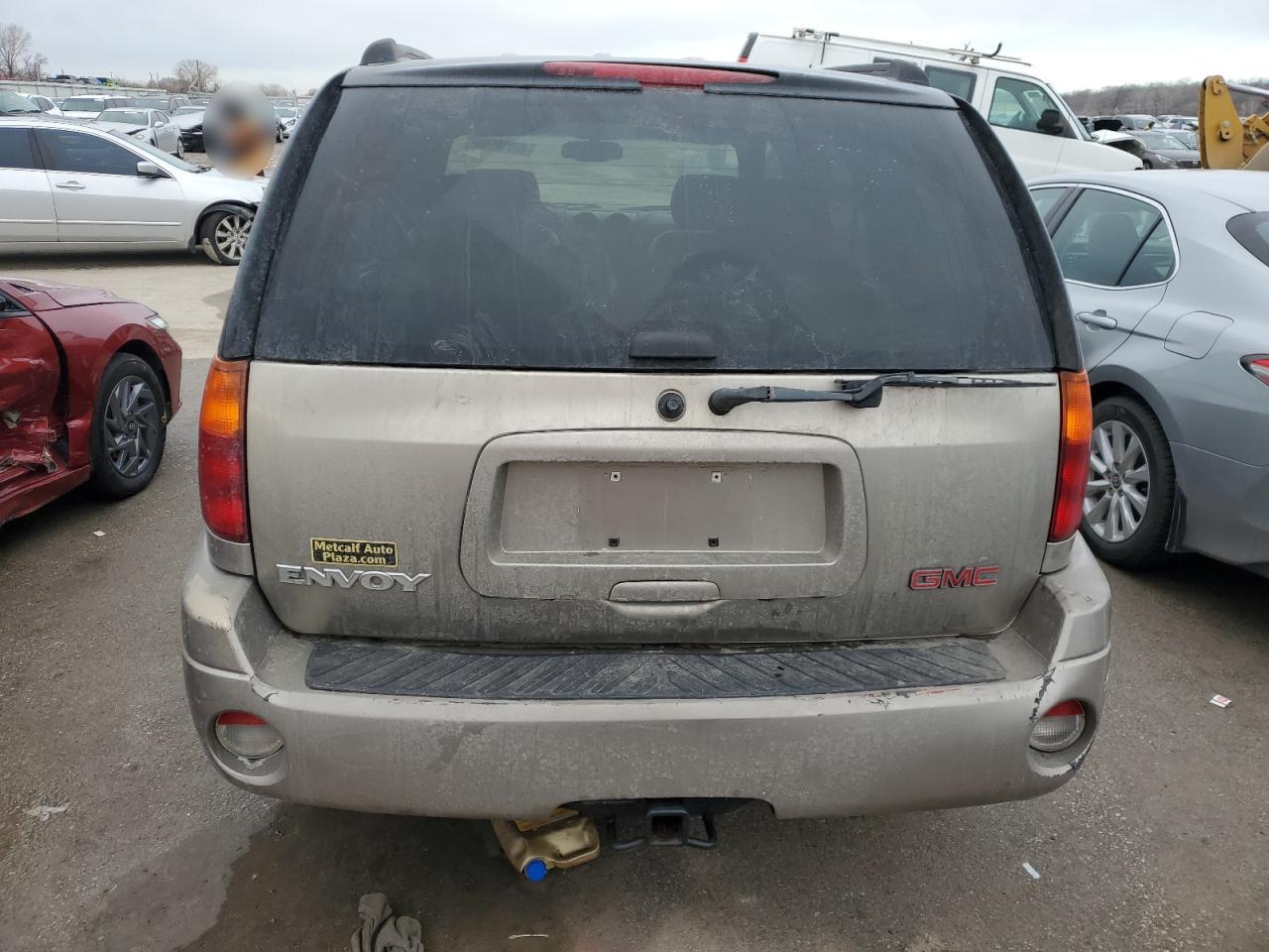 2002 GMC Envoy VIN 1GKDT13S422468756 Copart auction photo, rear end damage thumbnail 6