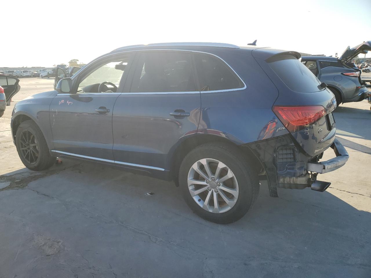 2014 Audi Q5 VIN WA1LFAFP1EA099395 Copart auction photo, rear end / front end damage thumbnail 2