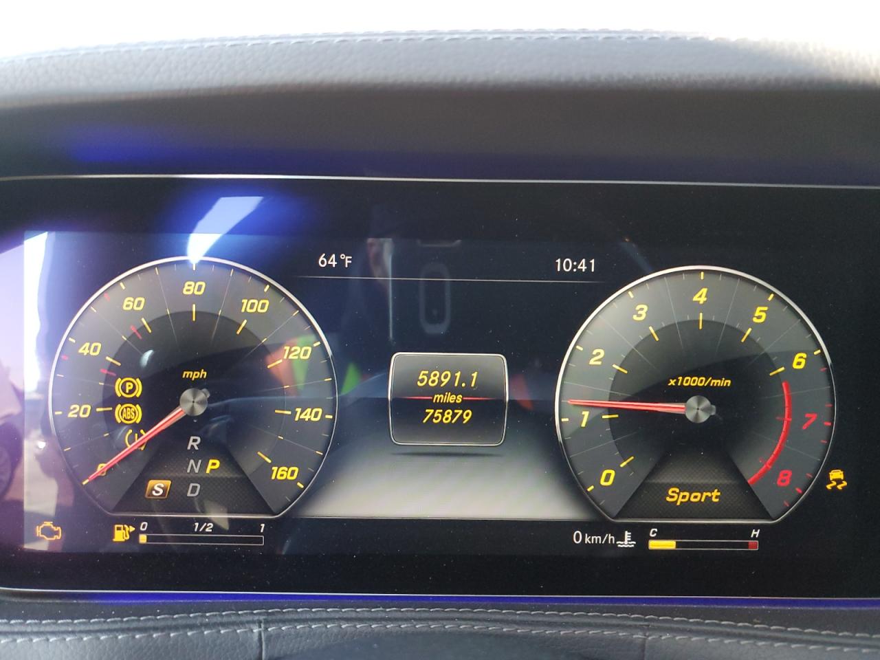 2018 Mercedes-Benz S-klasse VIN WDDUG8DB3JA416844 Copart auction photo, rear end / side damage thumbnail 9