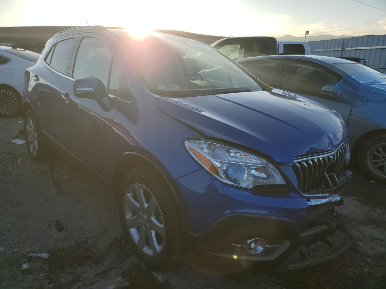 2015 Buick Encore VIN KL4CJCSB5FB199094 Copart auction photo, front end damage thumbnail 4