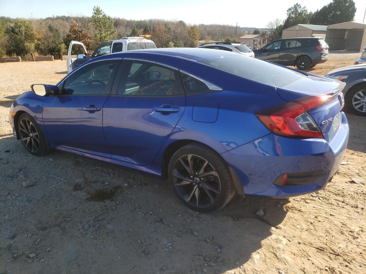 2019 Honda Civic VIN 2HGFC2F87KH554212 Copart auction photo, front end damage thumbnail 2