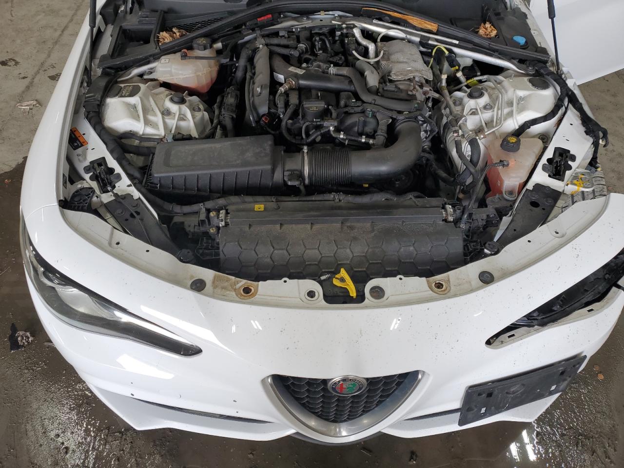 2017 Alfa Romeo Giulia VIN ZARFAEEN2H7549863 Copart auction photo, side damage thumbnail 11