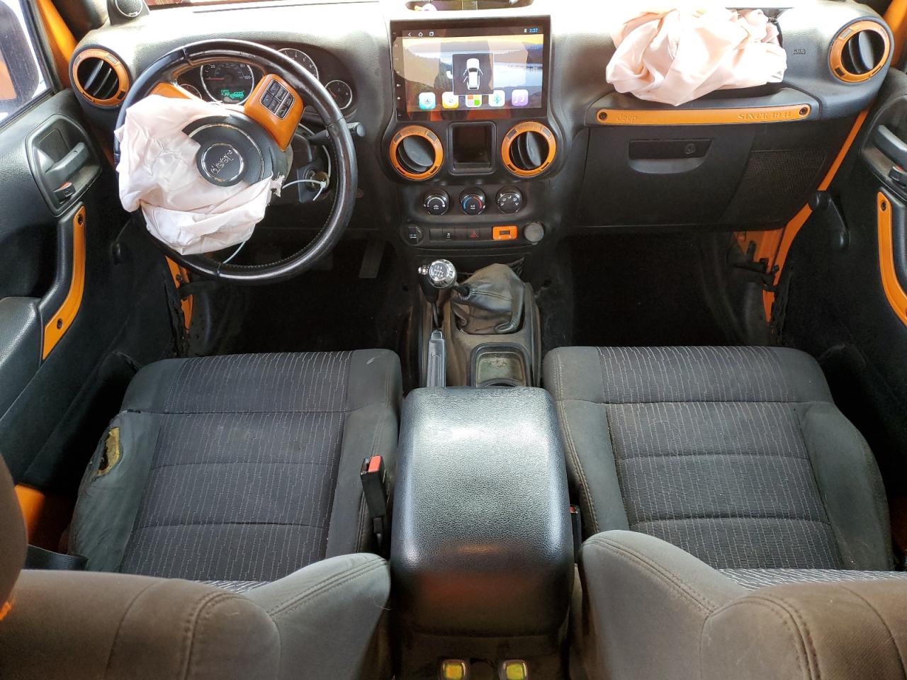2012 Jeep Wrangler VIN 1C4BJWDG2CL185915 Copart auction photo, front end / mechanical damage thumbnail 8