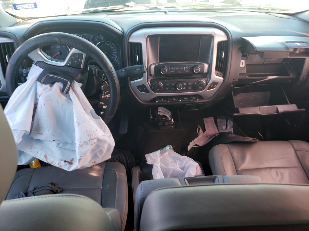 2017 GMC Sierra VIN 3GTP1NEC7HG101801 Copart auction photo, frame damage / all over damage thumbnail 8