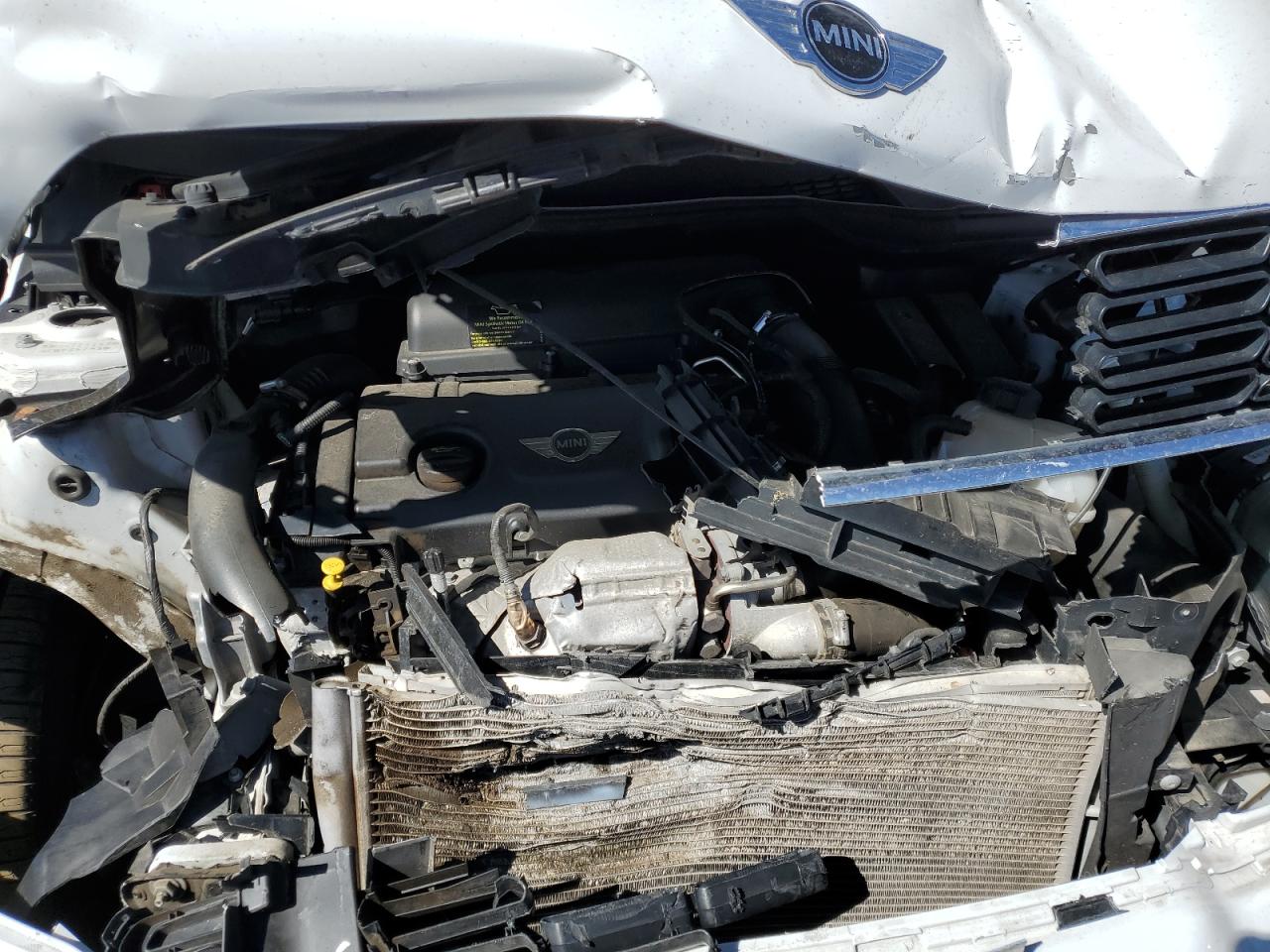 2014 MINI Cooper VIN WMWZC5C53EWP35799 Copart auction photo, front end damage thumbnail 12