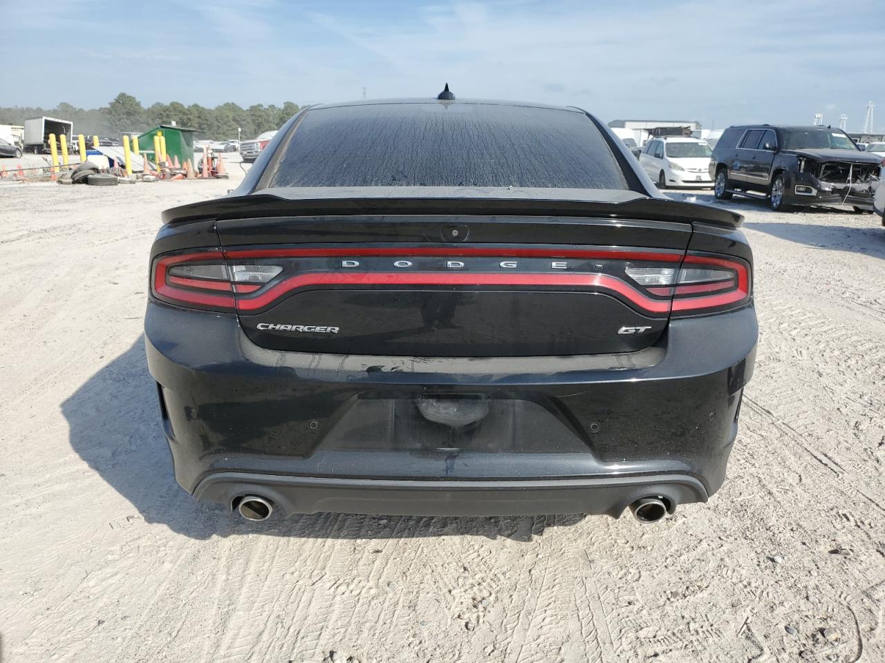 2019 Dodge Charger VIN 2C3CDXHG3KH608982 Copart auction photo, front end / side damage thumbnail 6