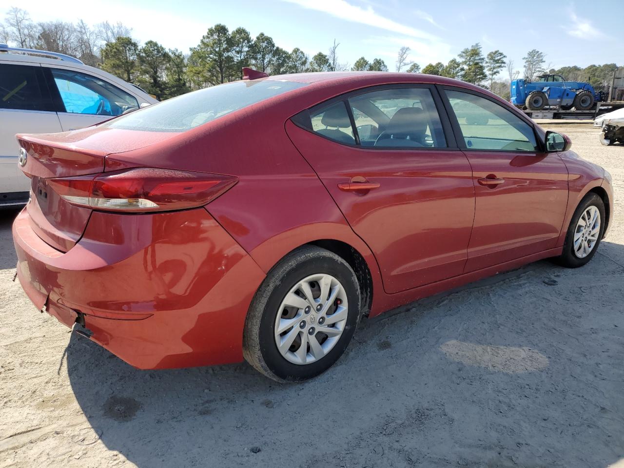 2017 Hyundai Elantra VIN 5NPD74LF6HH200450 Copart auction photo, front end / rear end damage thumbnail 3