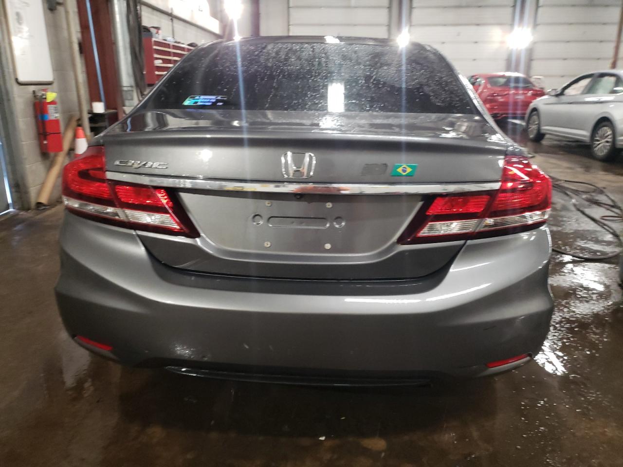 2013 Honda Civic VIN 2HGFB2F8XDH585962 Copart auction photo, front end / minor dent/scratches damage thumbnail 6