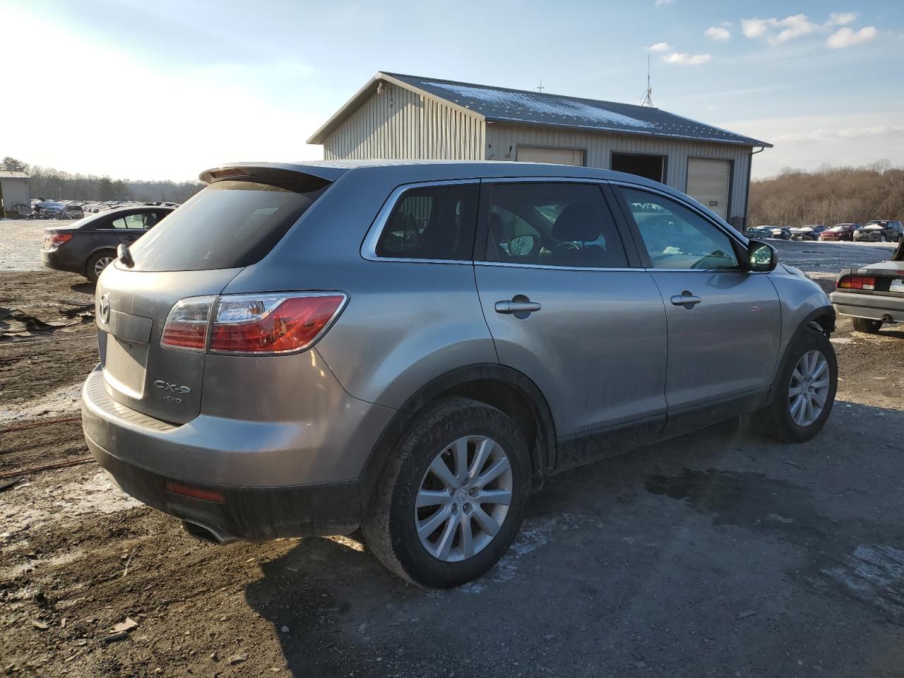 2010 Mazda CX-9 VIN JM3TB3MV9A0232037 Copart auction photo, front end / side damage thumbnail 3