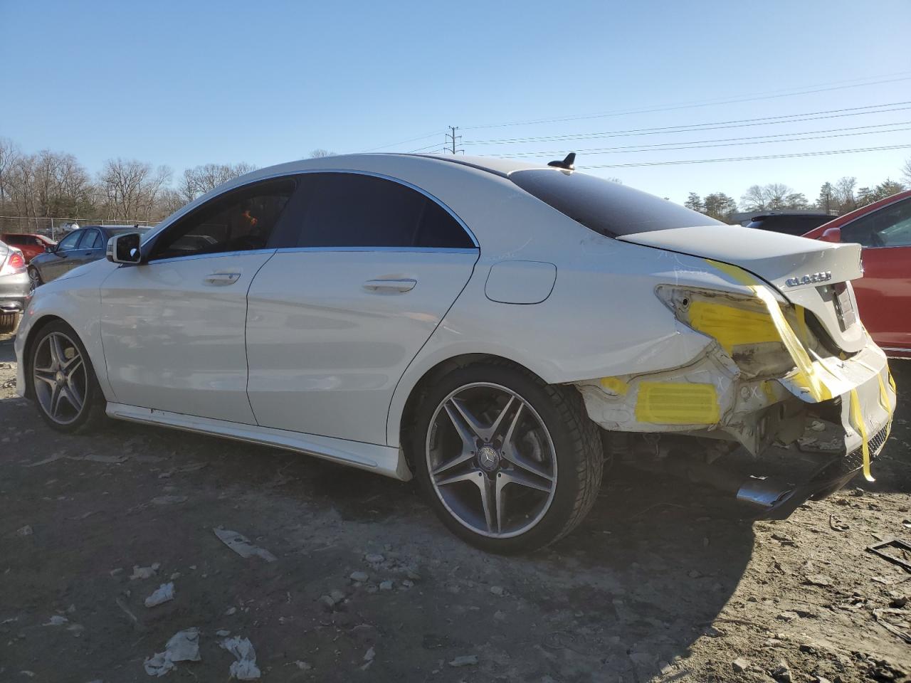 2015 Mercedes-Benz CLA-klasse VIN WDDSJ4GB6FN174810 Copart auction photo, rear end damage thumbnail 2