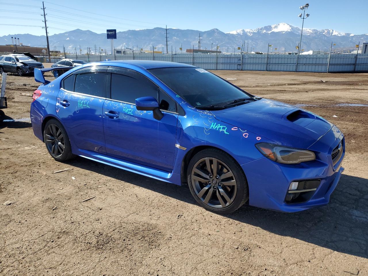 2016 Subaru WRX VIN JF1VA1F6XG9812499 Copart auction photo, hail damage thumbnail 4
