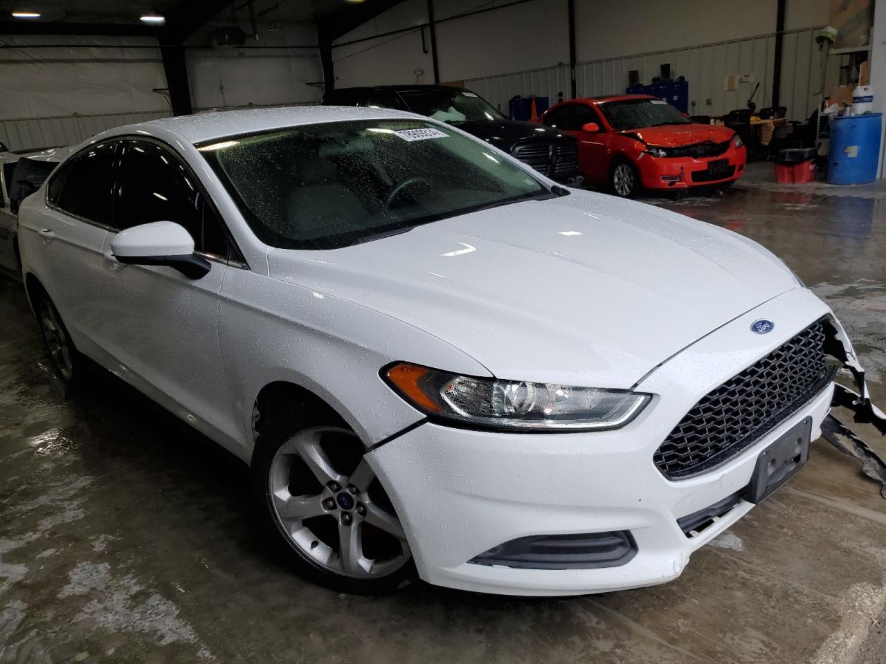 2014 Ford Fusion VIN 1FA6P0G74E5395115 Copart auction photo, front end damage thumbnail 4