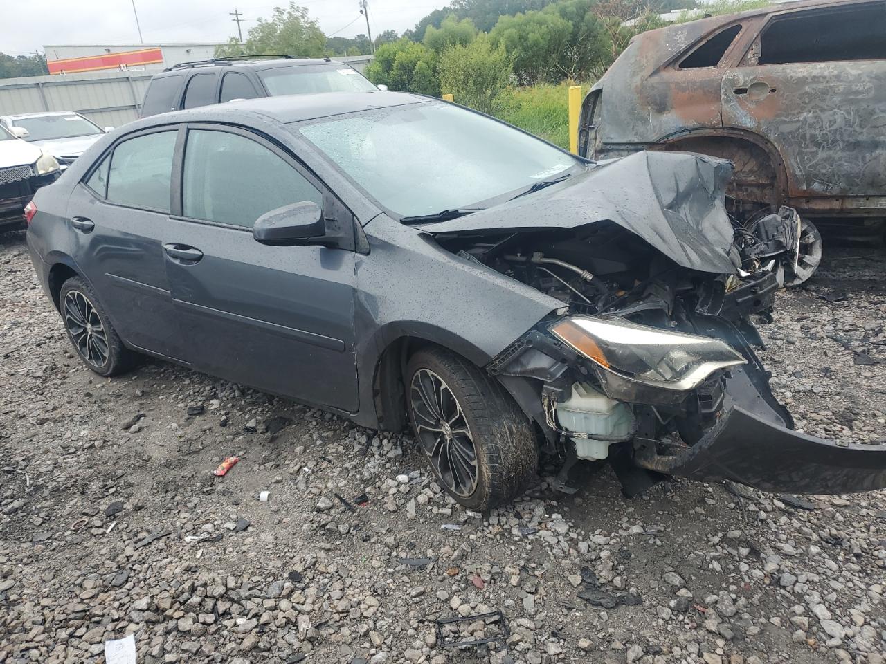 2014 Toyota Corolla VIN 2T1BURHE3EC188561 Copart auction photo, front end damage thumbnail 4