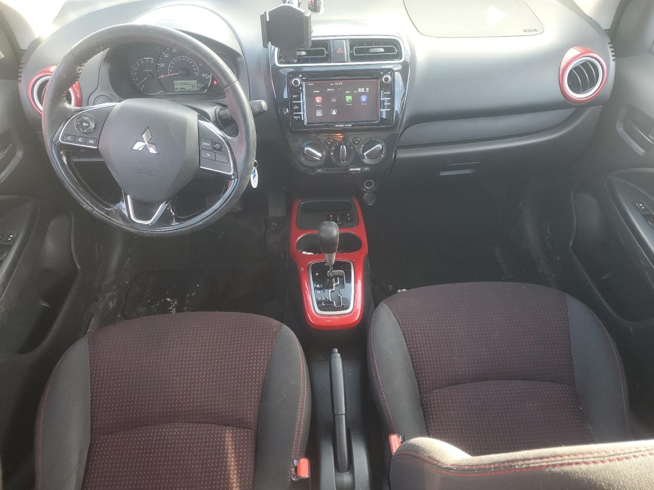 2019 Mitsubishi Mirage VIN ML32A5HJ7KH011519 Copart auction photo, side / minor dent/scratches damage thumbnail 8