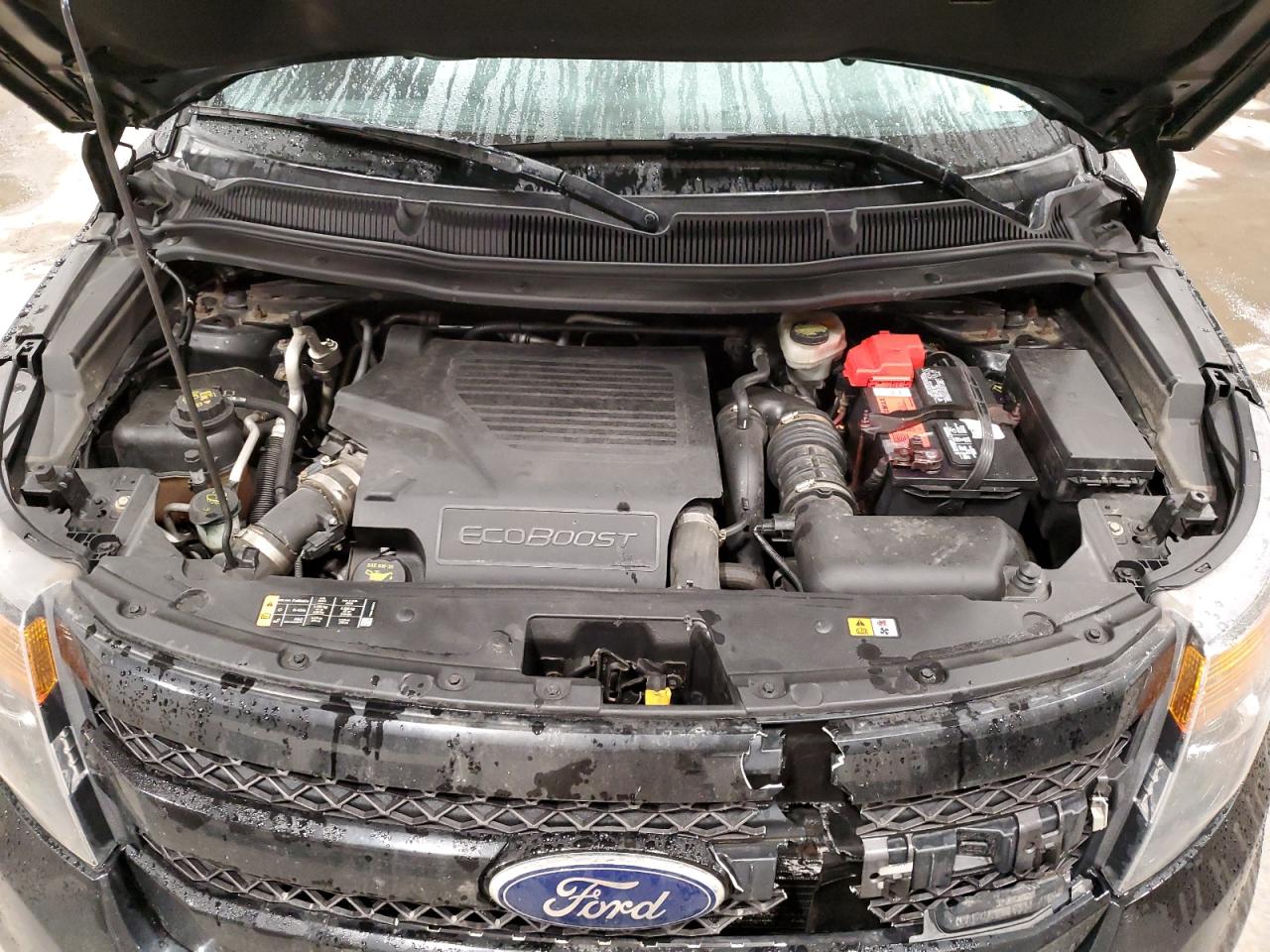 2013 Ford Explorer VIN 1FM5K8GT8DGC85375 Copart auction photo, side / front end damage thumbnail 12
