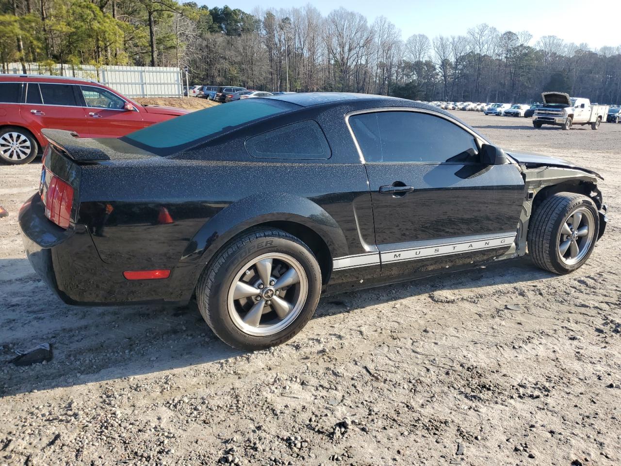 2006 Ford Mustang VIN 1ZVFT80N665160162 Copart auction photo, front end damage thumbnail 3