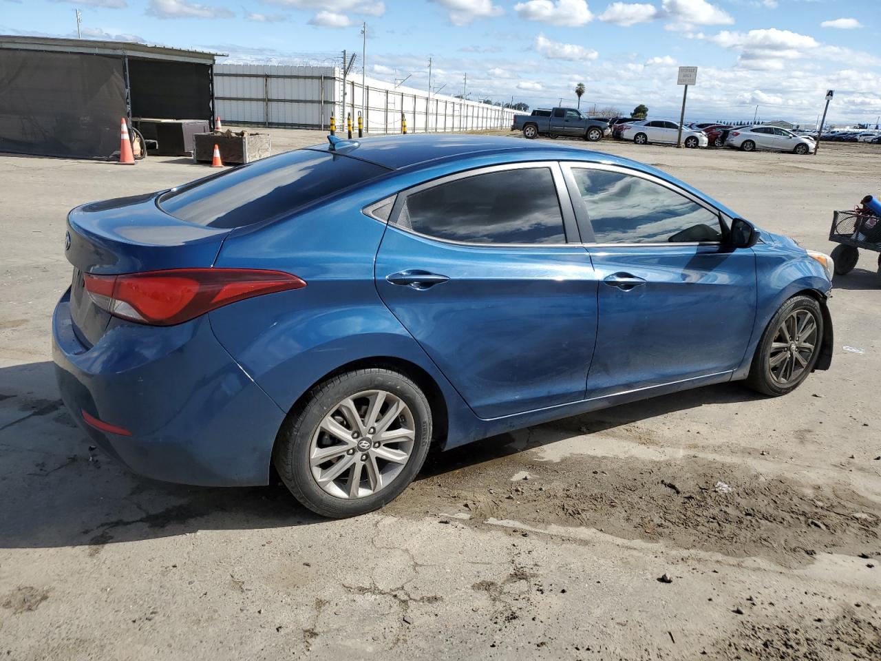 2016 Hyundai Elantra VIN KMHDH4AE8GU585839 Copart auction photo, front end damage thumbnail 3