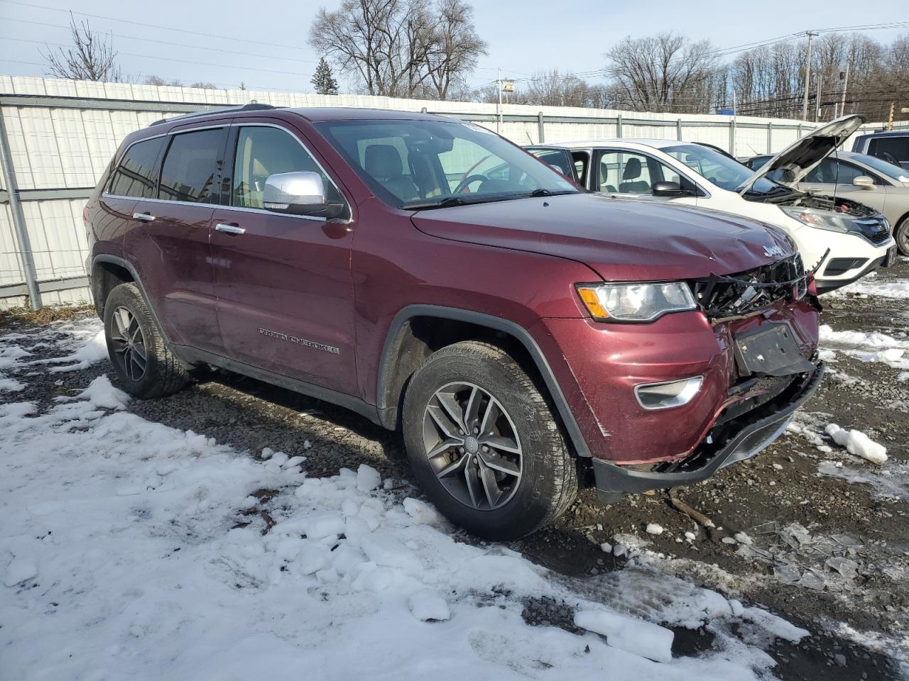 2017 Jeep Grand Cherokee VIN 1C4RJFBG9HC706900 Copart auction photo, front end damage thumbnail 4