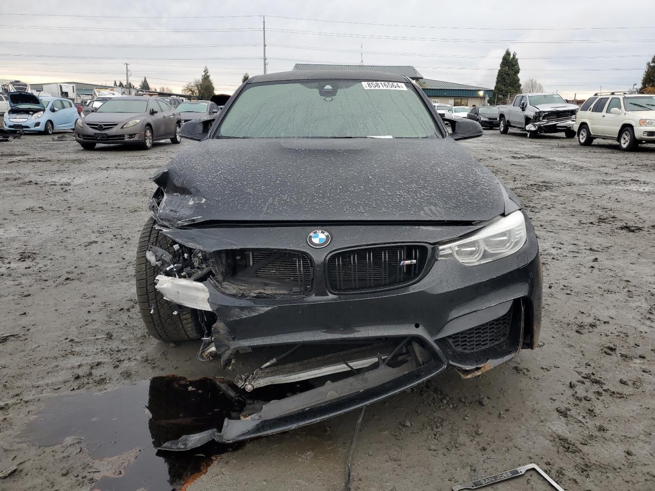 2017 BMW M3 VIN WBS8M9C57H5G83957 Copart auction photo, front end damage thumbnail 5