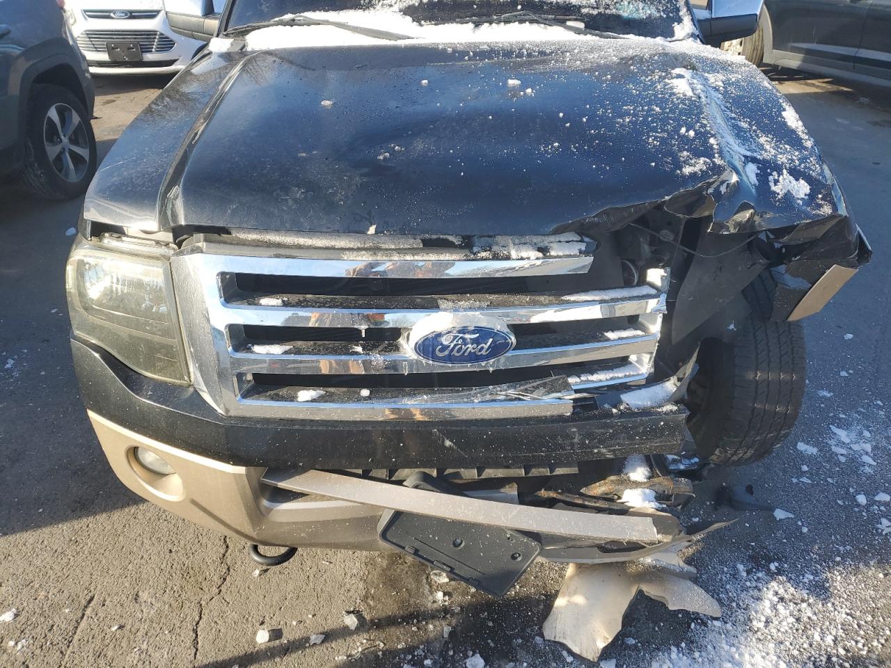 2011 Ford Expedition VIN 1FMJU1J55BEF06160 Copart auction photo, front end damage thumbnail 12