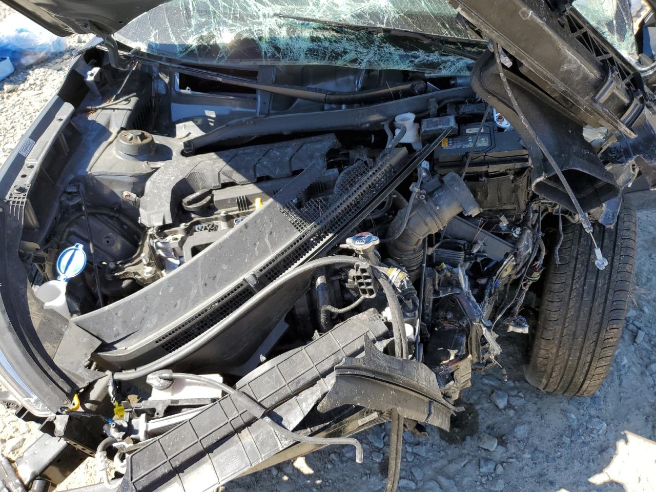 2023 Hyundai Venue VIN KMHRC8A30PU260161 Copart auction photo, all over damage thumbnail 12