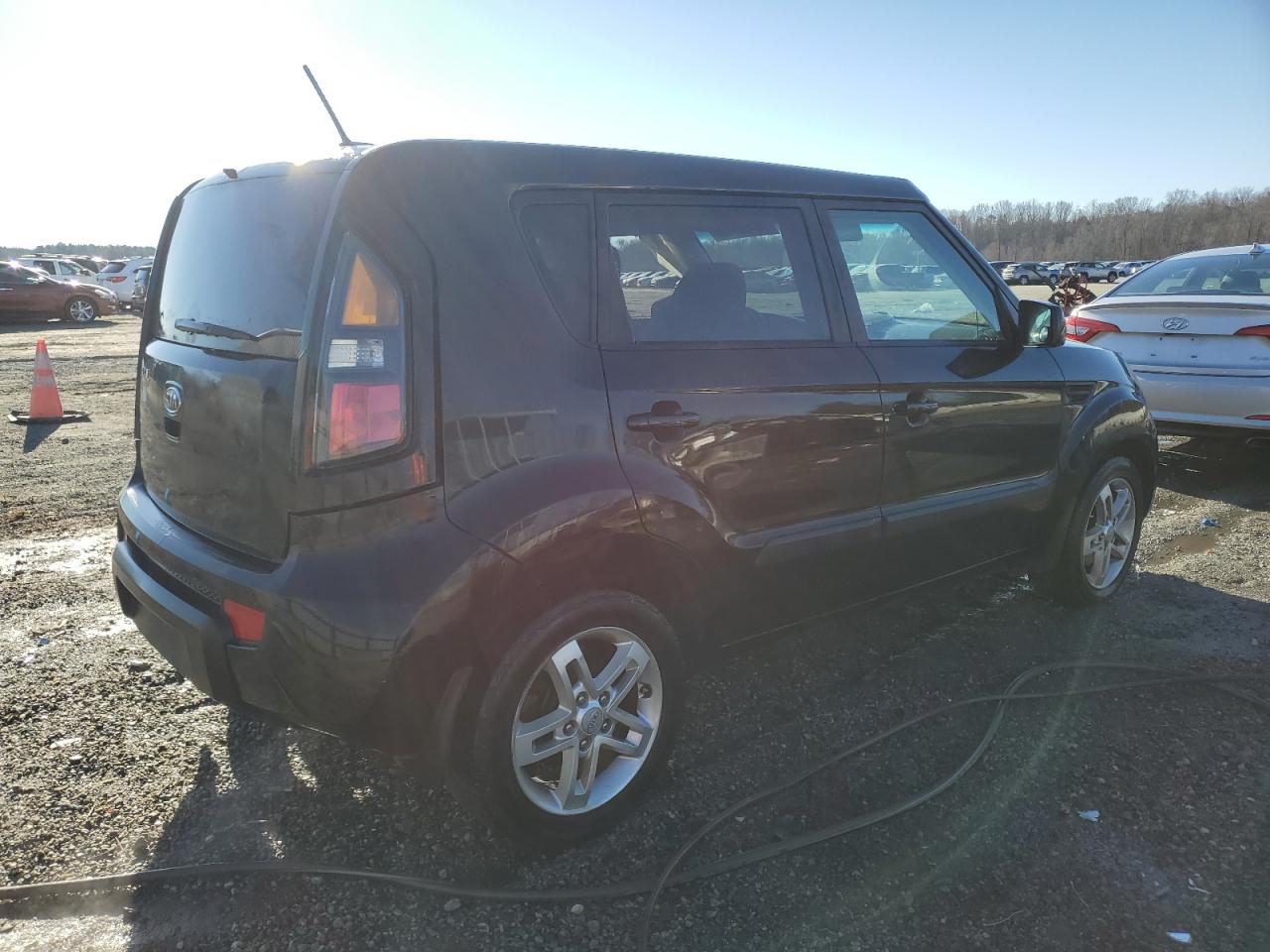 2011 KIA Soul VIN KNDJT2A25B7207209 Copart auction photo, side damage thumbnail 3