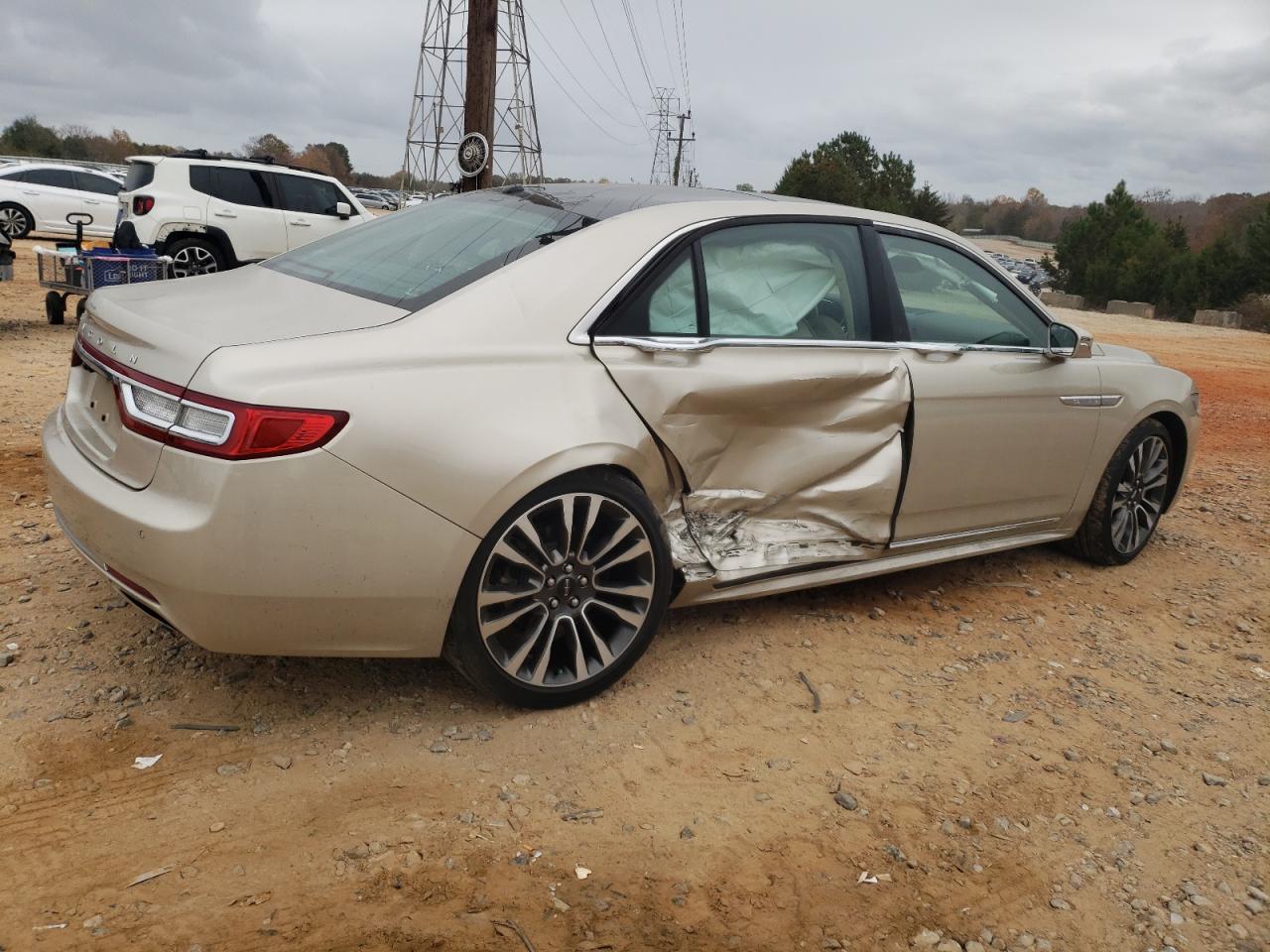 2017 Lincoln Continental VIN 1LN6L9NC3H5624409 Copart auction photo, side damage thumbnail 3