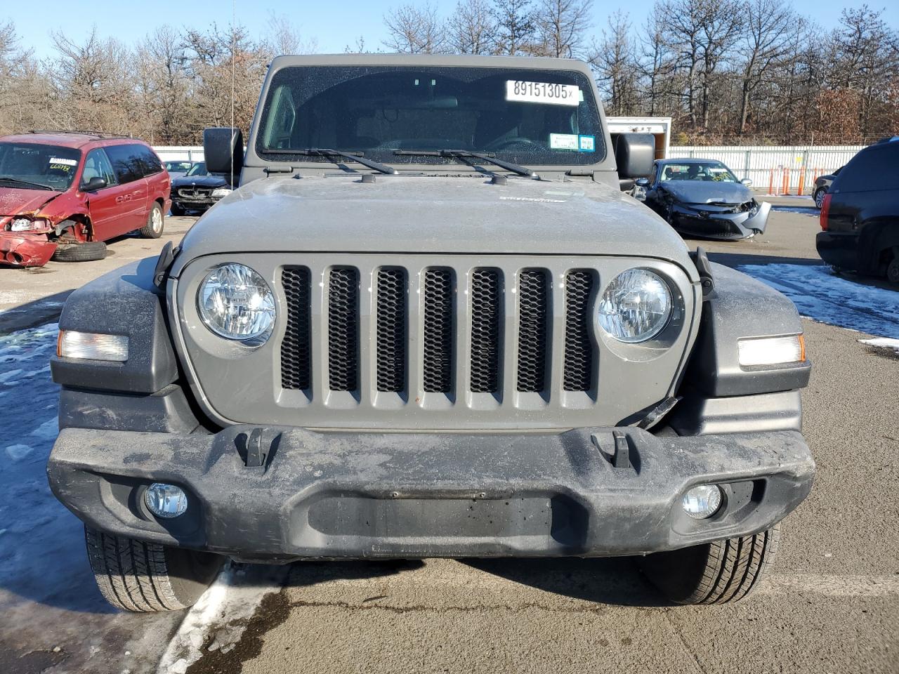 2021 Jeep Wrangler VIN 1C4GJXAN8MW666671 Copart auction photo, rear end / side damage thumbnail 5