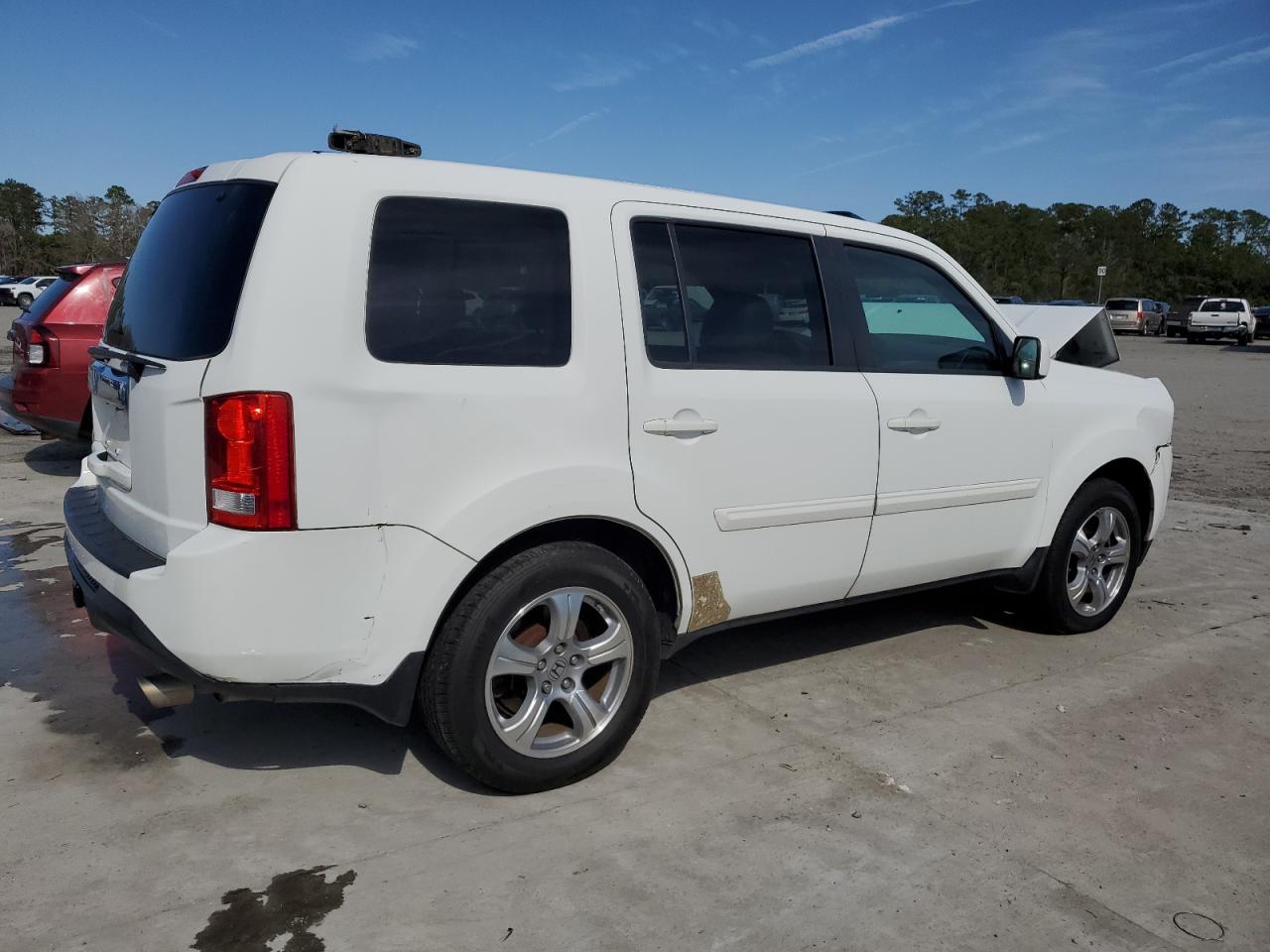 2012 Honda Pilot VIN 5FNYF3H55CB033259 Copart auction photo, front end damage thumbnail 3