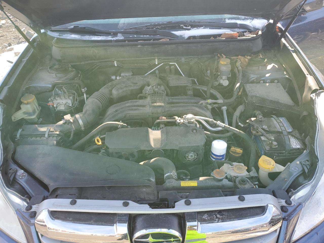 2014 Subaru Outback VIN 4S4BRBLC4E3232778 Copart auction photo, rear end / undercarriage damage thumbnail 12