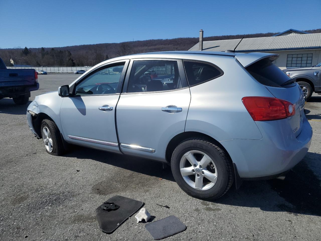 2013 Nissan Rogue VIN JN8AS5MV6DW120491 Copart auction photo, front end / side damage thumbnail 2