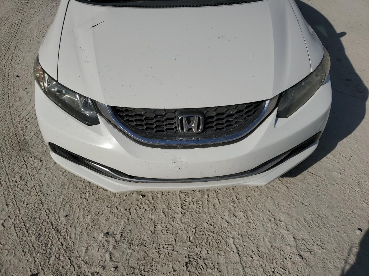 2014 Honda Civic VIN 2HGFB2F54EH552396 Copart auction photo, side damage thumbnail 11