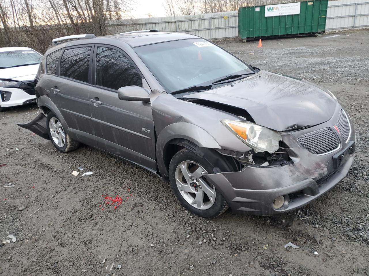 2005 Pontiac Vibe VIN 5Y2SM66885Z447837 Copart auction photo, rear end / front end damage thumbnail 4